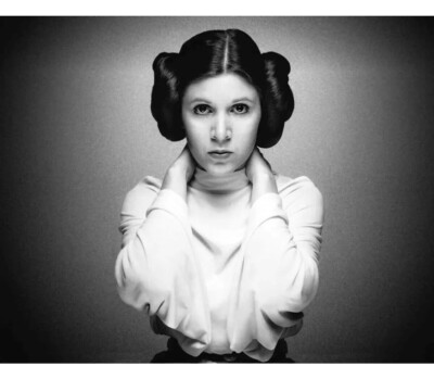 Prinzessin Leia Carrie Fisher 4x6 FOTODRUCK