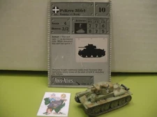 =Axis & Allies Miniatures EASTERN FRONT PzKpfw 38(t) with card 52/60=