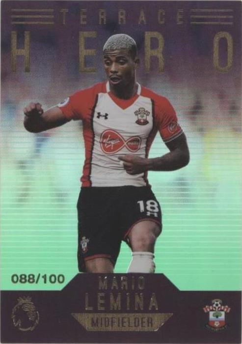 2017-18 Topps Premier League Gold - Terrace Hero Mario Lemina #164 ...