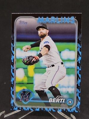 2024 Topps Series 2 Jon Berti Team Border Marlins #524