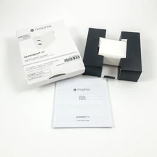 MOPHIE SPEEDPORT 45W 2-Port USB-C GaN Fast Wall Charger - White