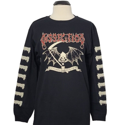 DISSECTION Live Rebirth Reaper Long Sleeve M MEDIUM T-Shirt Black Mens Band Logo