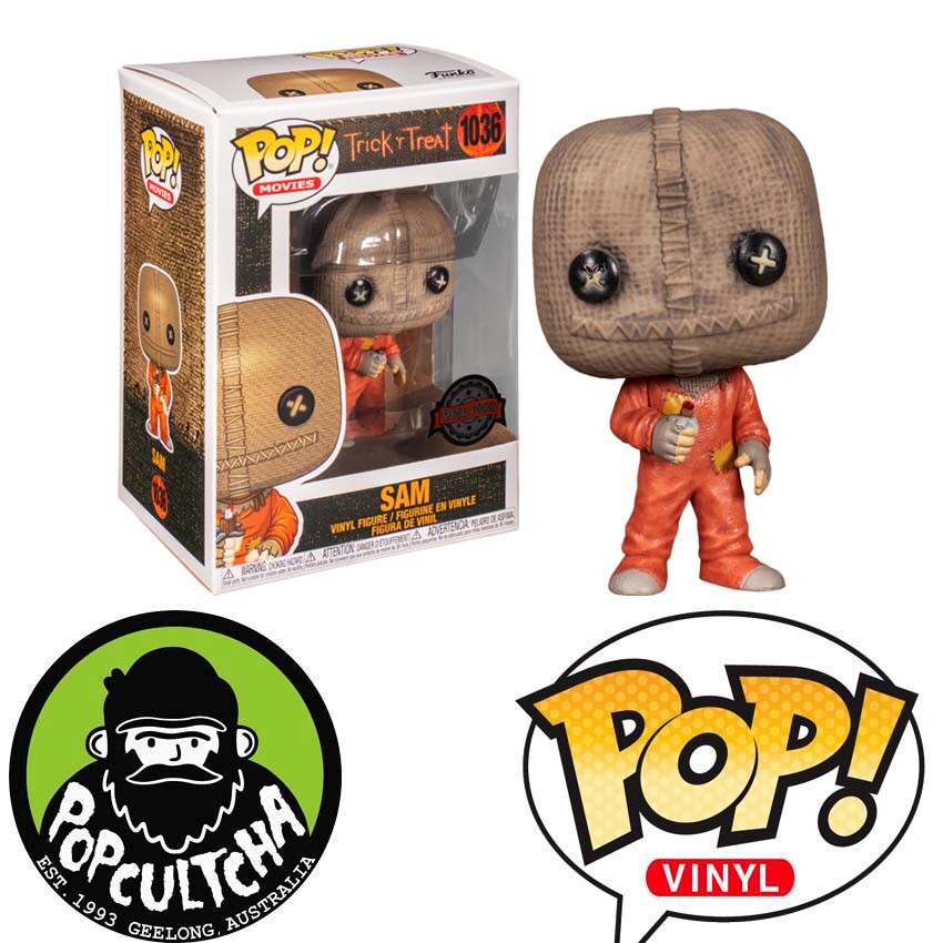 Trick ‘R Treat - Sam With Razor Candy Pop! Vinyl Figure &Quot;New&Quot;