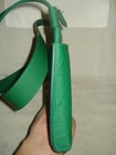 100% AUTHENTIC NEW MEN FERRAGAMO GREEN BROOKLYN GANCINI CROSSBODYMESSENGER BAG — photo 7
