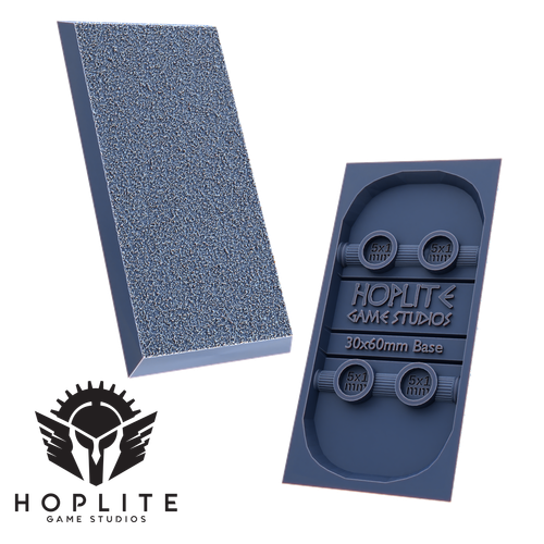 Hoplite Textured Magnetizable Square Bases | Fantasy Square Bases | 25mm | 30mm - Picture 12 of 16