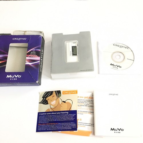 Creative MuVo V100 MP3 Player 1GB / 500 Songs - White