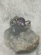 sterling silver amethyst ring size 7