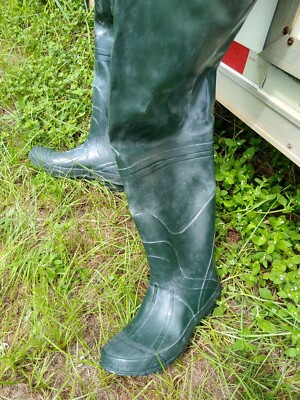 Bottes De Pêche Vintage NOS Ranger, Bout Acier, Waders, Taille 8 US, Fabriquées Aux États-Unis