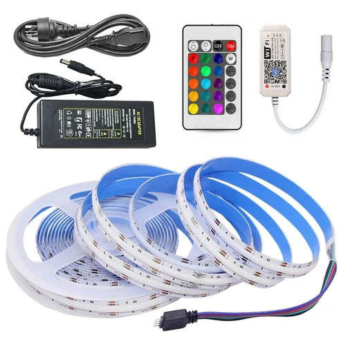 RGB RGBW RGBWW RGBCCT COB LED Strip DC 24V Flexible High Bright Dotless 5M - Picture 30 of 35