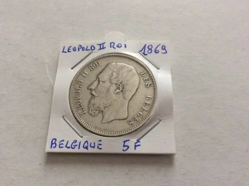Pièces de monnaie belges Leopold II