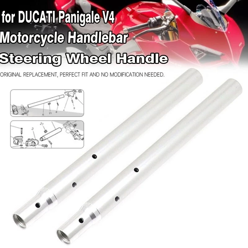 CNC Clip On Handlebar Tube For DUCATI Panigale V4/S 2018-2022 V4 R 2019-2022 - Image 2 of 4