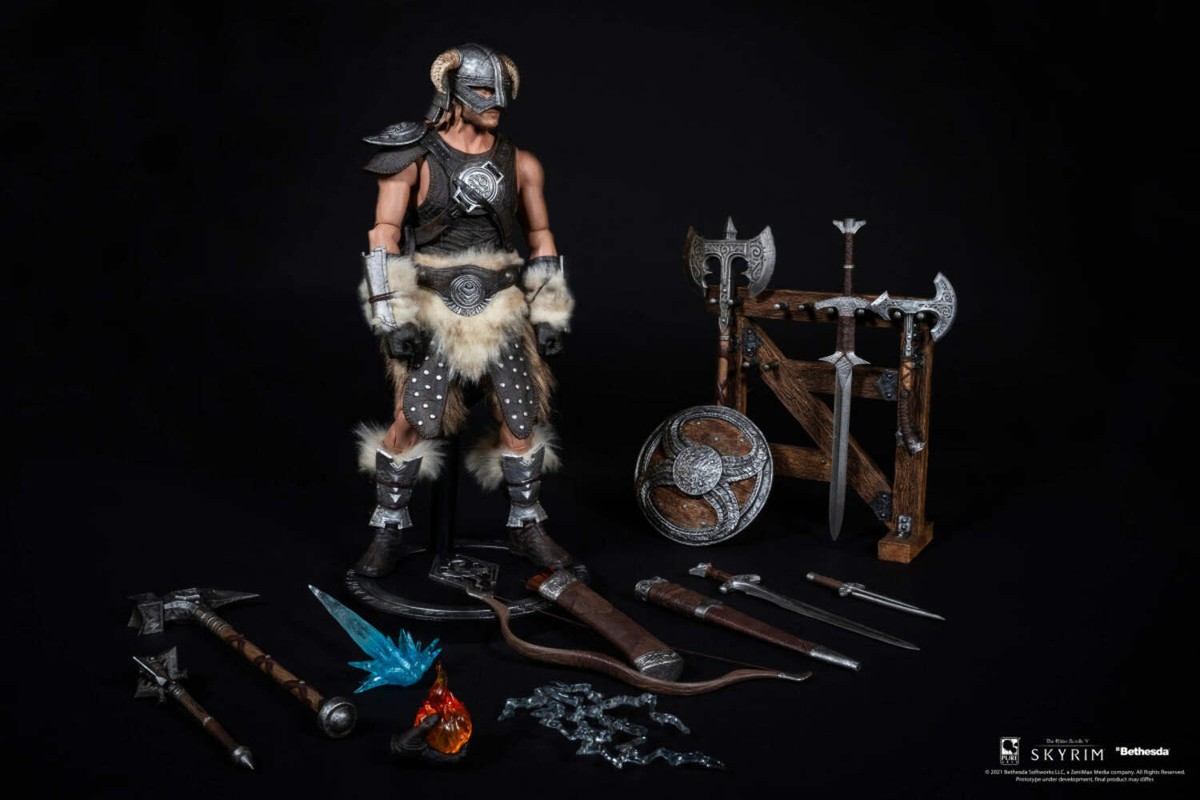 SKYRIMエルダースクロールズ1/6スケール ピュアアーツタイプ ホットトイズ Elder Scrolls V: Skyrim Dragonborn 1/6 scale action figure