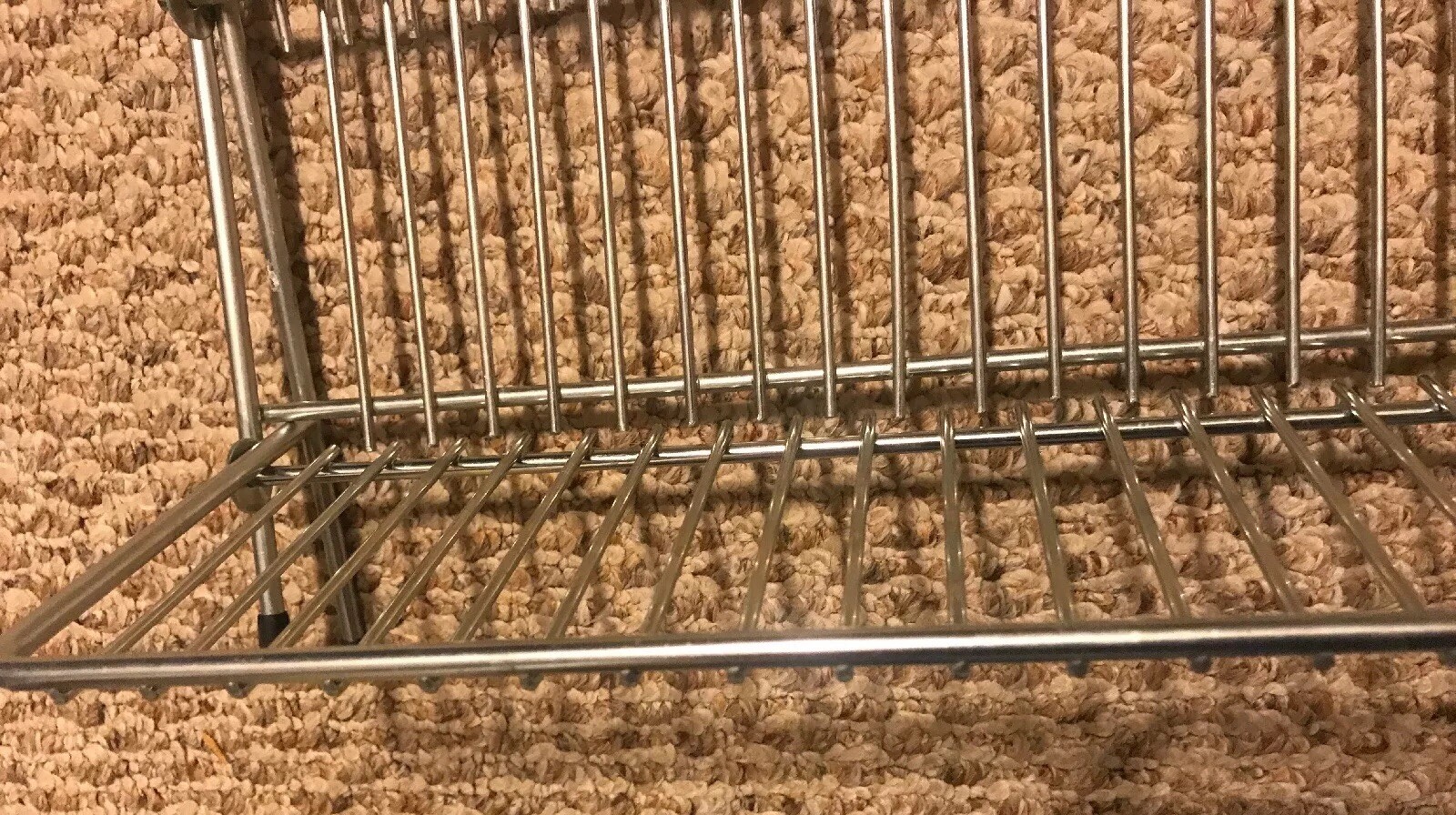 Metal Table Top Plate Rack 25 Slot Farmhouse Kitchen Office Organizer Folds Up eBay