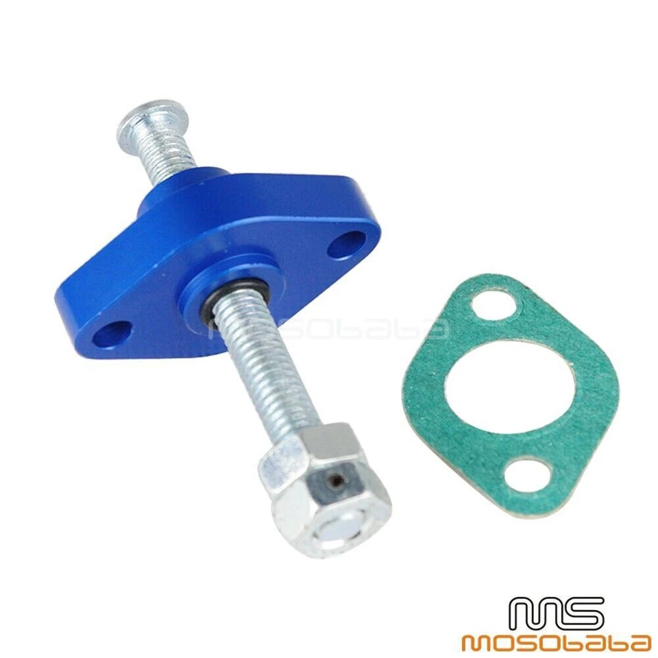 Tensores de cadena de leva manuales azules para Suzuki GN250 GS500E GS500F GSF400 GSXR750 Foto 2 de 4