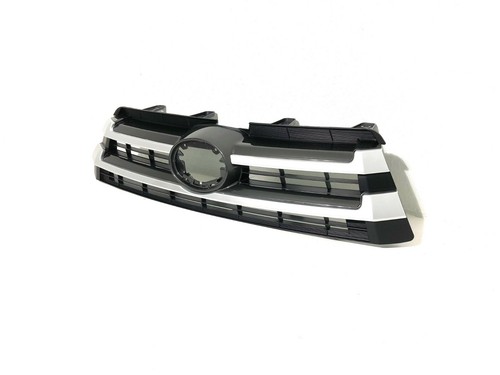 Fits 2017-2019 Toyota Highlander Grille Silver Front Bumper Upper Grille - Picture 3 of 8