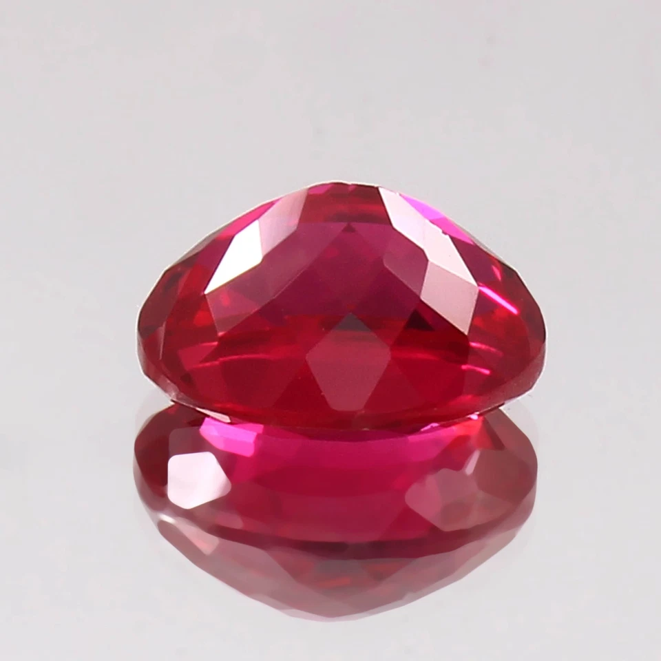 Pigeon Red Mozambique Ruby Oval Cut Gemstone | 11x9mm July Birthstone Jewelry - Image 2 of 4