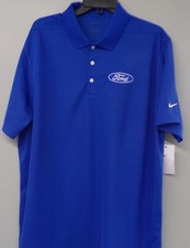 Ford Motors Blue Oval Nike Golf Mens Long Sleeve Polo XS-4XL, LT-4XLT New
