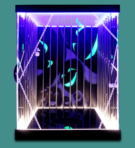 Estuche de luz LED con pantalla de acrílico a prueba de polvo para juguete nativo DMMd Serakaki Aoba - Imagen 2 de 6