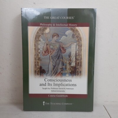 The Great Courses: Consciousness and Its Implications 2 DVD s & Guidebook New