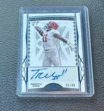 2022 Leaf Trinity Traeshon Holden Rookie Navy AUTO 30/49