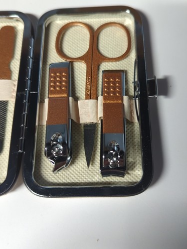 Juego de Pedicura/Manicura de Moda Cortaúñas Limpiador Kit de Acicalamiento de Cutículas Estuche - Imagen 2 de 4