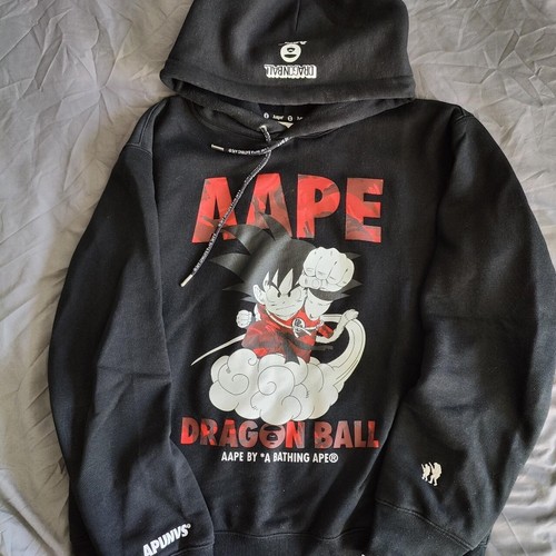 Aape by A Bathing Ape x Dragon Ball Hoodie gebraucht Größe L RAR