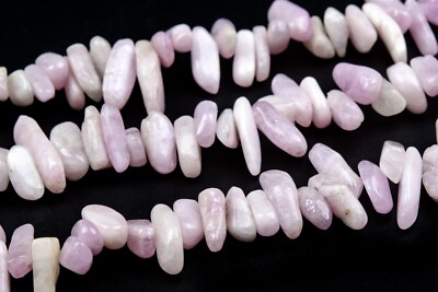 12-24x3-5MM Kunzite Stick Pebble Chip Grade A Genuine Natural Loose Beads