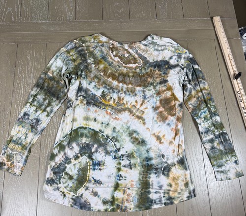 Lululemon Love Long Sleeve Women's Multicolor Ice Tie Dye Rare Sz 8/10 19” PP - Picture 3 of 12