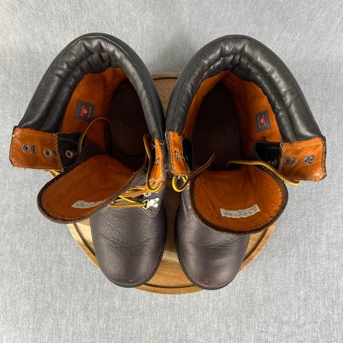 Timberland 40 Below Super Boot Niños Talla 5 Marrón Avellana Cuero Impermeable - Imagen 9 de 11