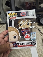 Signed Guy Lafleur Funko Pop With Jsa Witness Signed Guy Lafleur Funko Pop With Jsa Witness