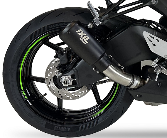 ユウ IXIL RB BLACK MUFFLER KAWASAKI NINJA ZX6R NINJA 2024 / 2025 / 2026