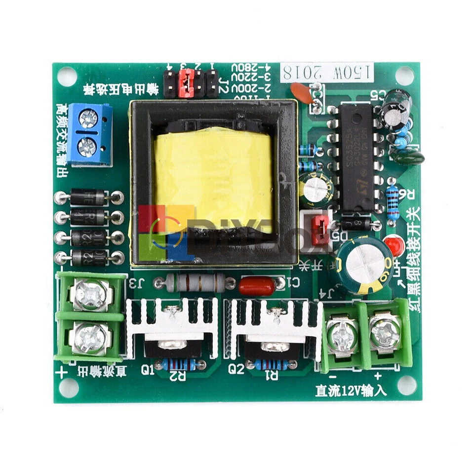 Inverter Booster Board Transformer 150W DC-AC Converter 12V to 110V 220V 280V - Image 4 of 4
