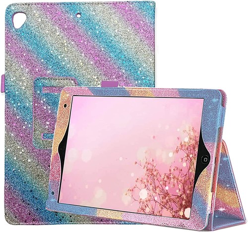 Apple iPad Glitter book flip Case Cover Stand For iPad mini 1 2 3 4 & 5 (7.9") - Picture 7 of 19