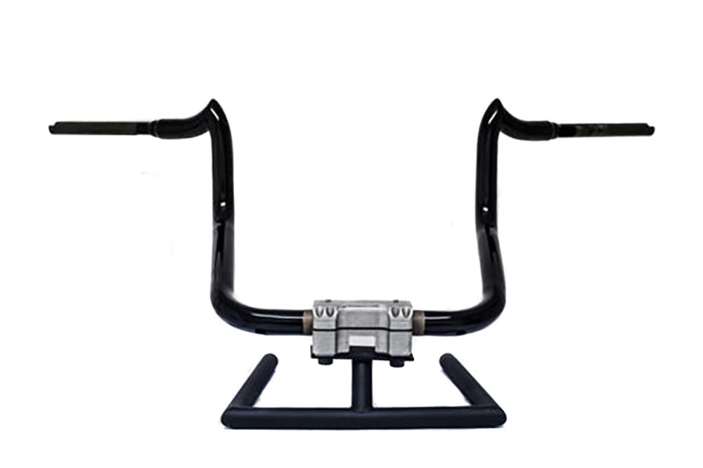 KST Kustoms Gloss Black +10 Apache Bagger Handlebars Indian Chieftain