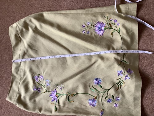 Vintage Laura Ashley ladies suit jacket & skirt silk & linen blend size 14 - 16 - Picture 20 of 20