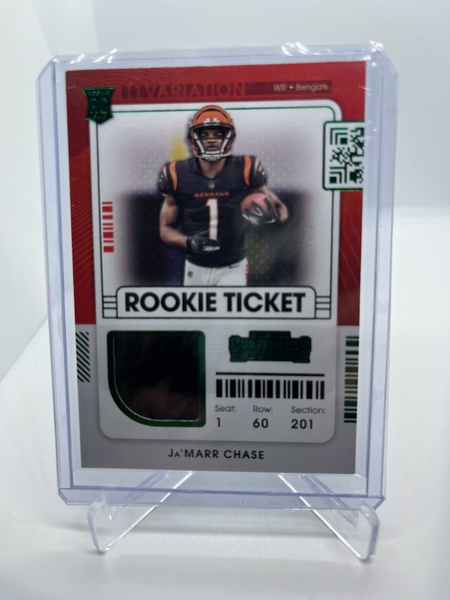 2021 Panini Contenders Jamarr Chase Rookie Ticket Variation Patch