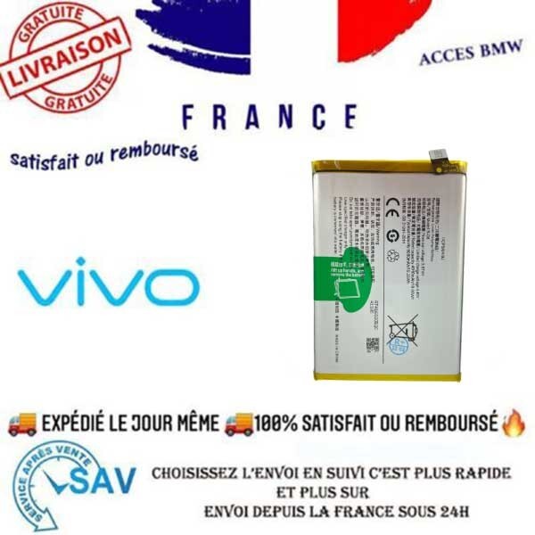 Batteria Interna Genérico B-O8 Per Vivo Y52 5G E Y72 5G – 5000 MAh, Ricambio Originale - 2