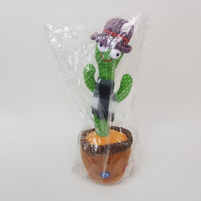 Chigy Wooh Cactus Toy Talking Cactus Plant Plush Toy Dancing Kid Toy Viral