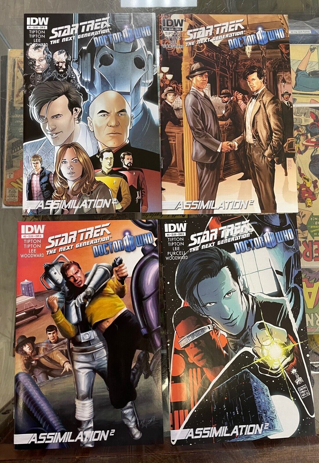 Star Trek The Next Generation/ Doctor Who Assimilation 2 / Complete Set 1-8 IDW