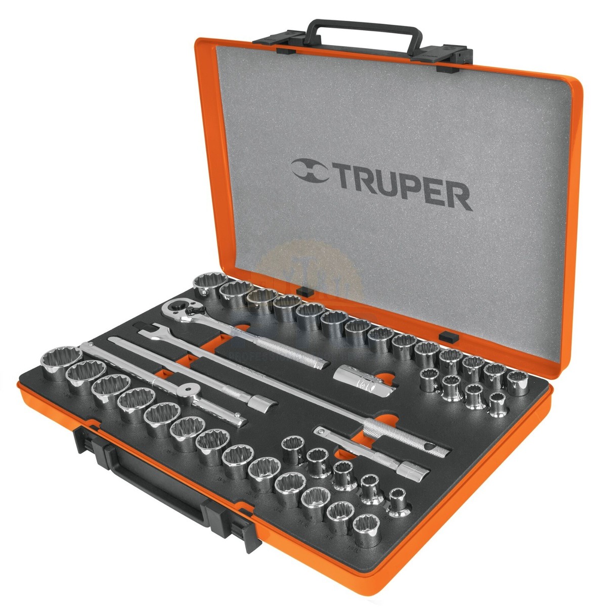 Truper JD-1/2X19P Juego De Herramienta Para Mecánico, Std, 18 Piezas