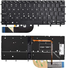 Replacement Keyboard Compatible with DELL XPS 13 9343 9350 9360 P54G Inspiron 15