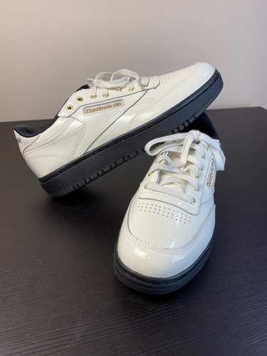 REEBOK x Cardi Coated Club C Double Platform Sneaker SIZE 9.5 NWOB Ivory - Picture 11 of 11