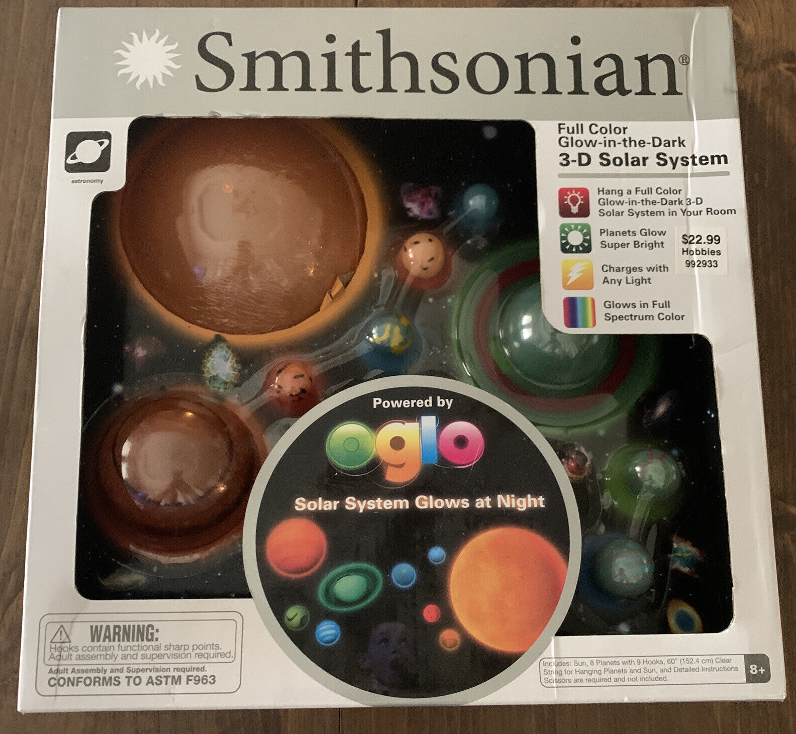 Solar System 3D - Glow In the Dark