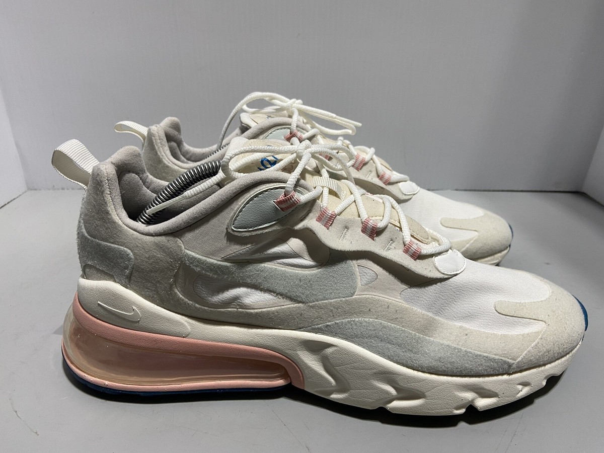 Nike Air Max 270 React American Modern Summit White Shoe AO4971-100 Mens Size 13 RARE Nike Air Max 270 React Summit White Ghost Aqua Size 11  main image 2