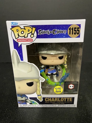 FUNKO POP ! CHARLOTTE 1155 GLOWS IN DARK CHALICE COLLECTIBLES POP ANIMATION N01