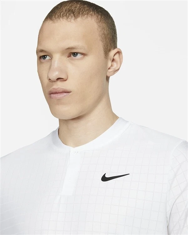Nuevo polo de tenis Nike Dri-FIT Advantage para hombre CV2499-100 - tallas M L Foto 3 de 4