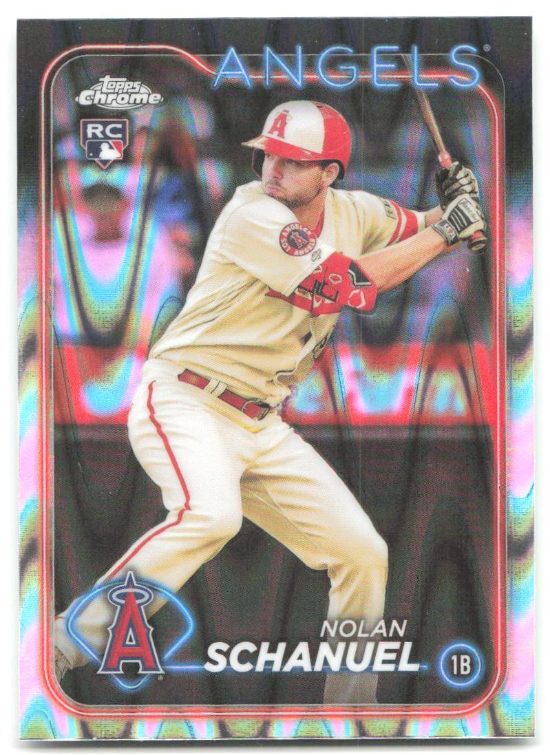 2024 Topps Chrome #274 Nolan Schanuel Raywave Refractor