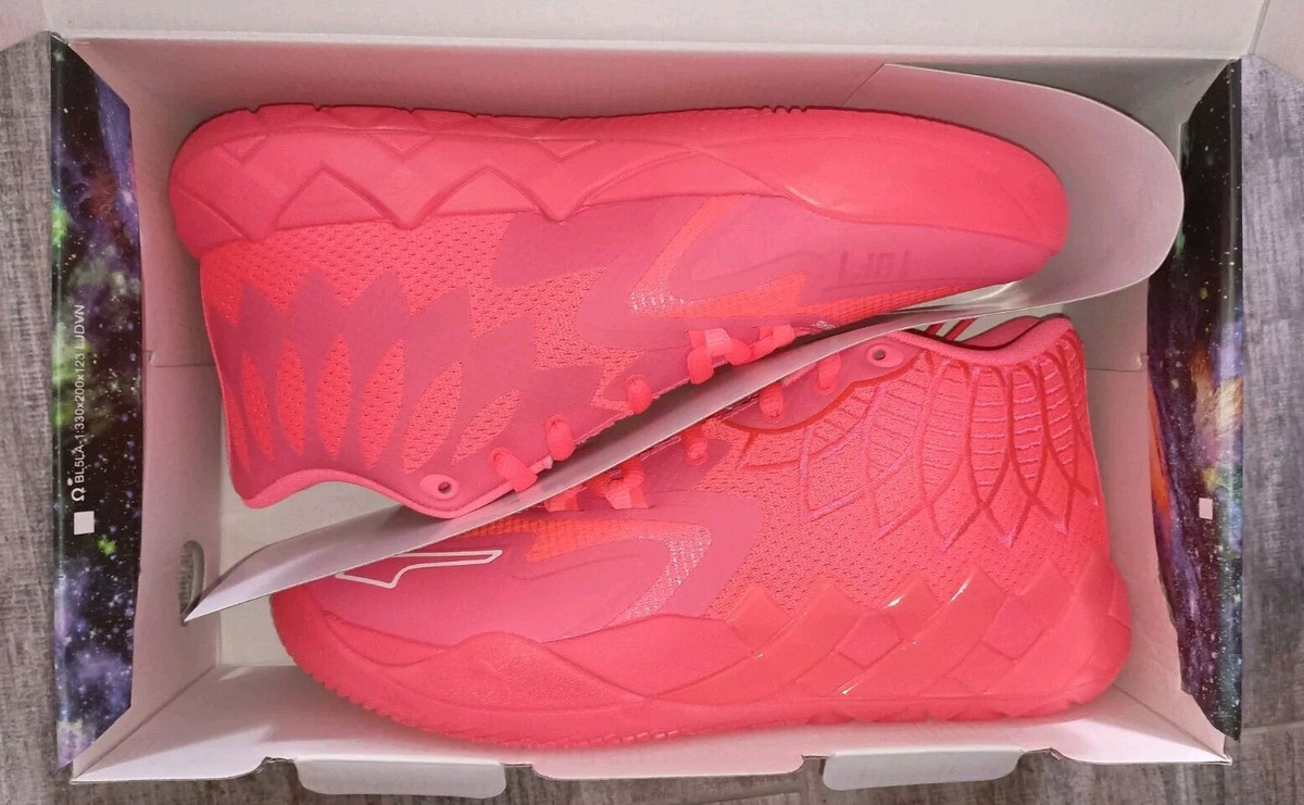 Puma Lamelo Ball MB1 Breast Cancer Awareness Pink Alert
