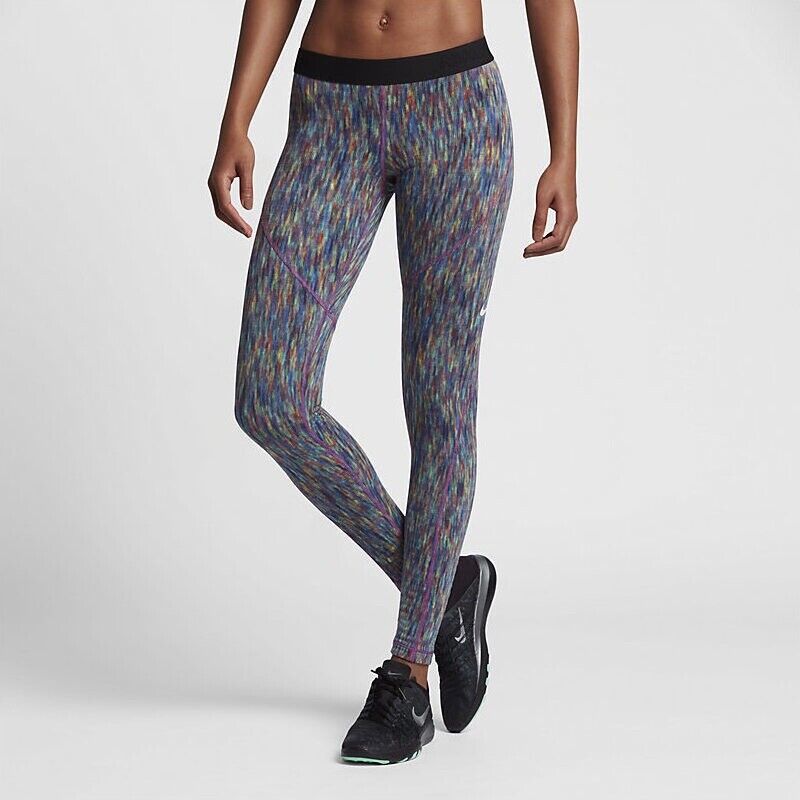 Women's Nike Pro HyperWarm Training Leggings XS Multicolor Running Gym New