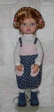 Monique SHEILA Doll Wig SIZE 8/9 LIGHT GINGER Double Braids Pinned Up PK NWT